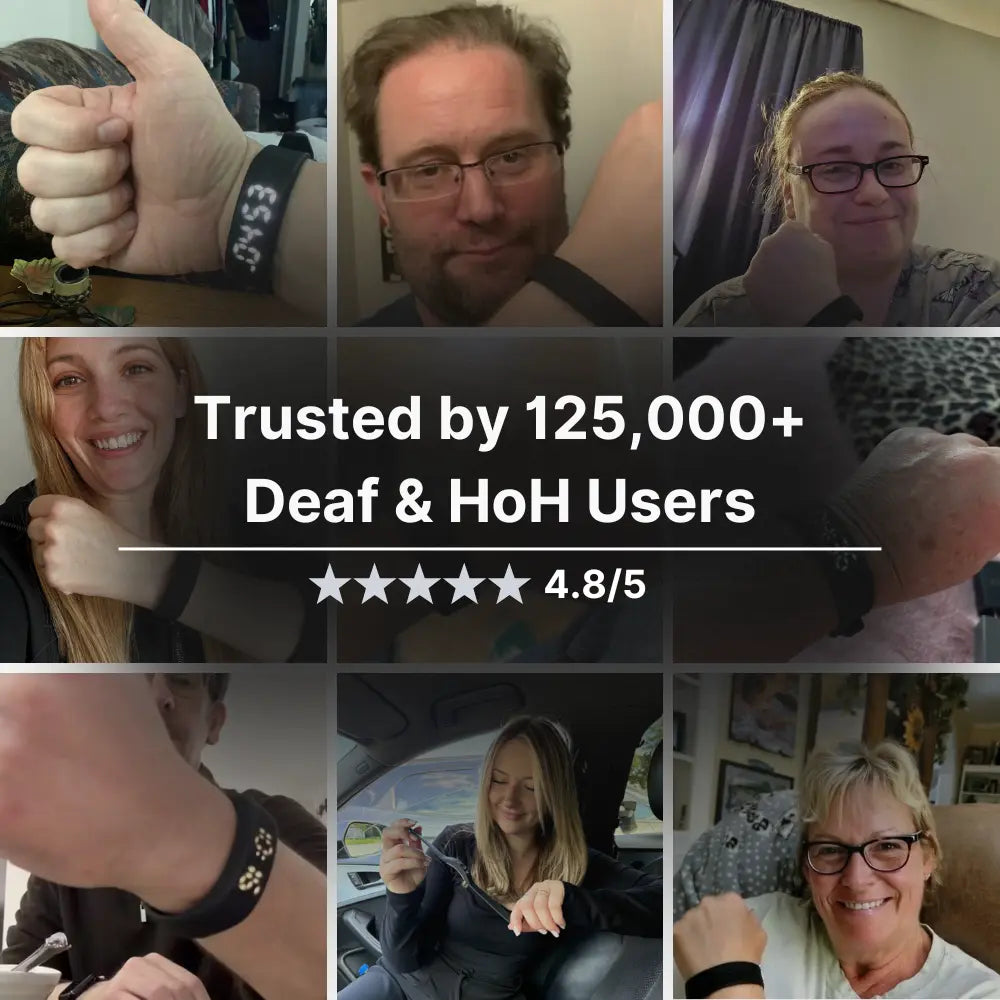 Wake Band - Silent Vibrating Alarm for Deaf & HoH