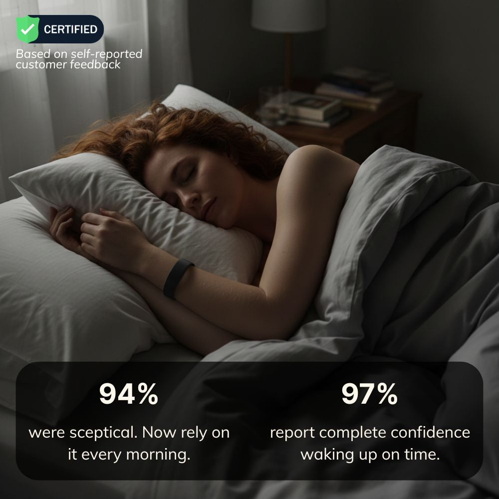 Wake Band - Silent Vibrating Alarm for Deaf & HoH